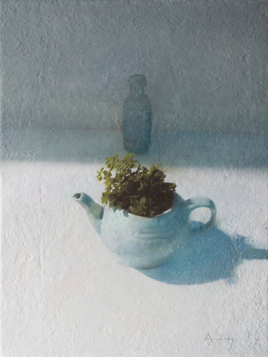 The White Table And Sunlight By Andrejs Ko, 18 X 24, Artwork For Sale On Artfinder