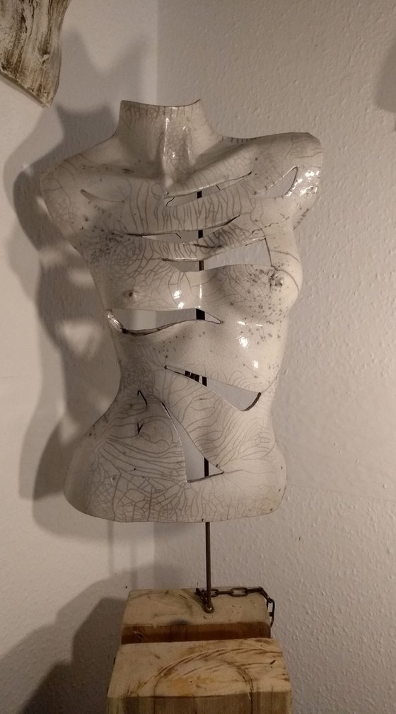 Raku Torso Large 19