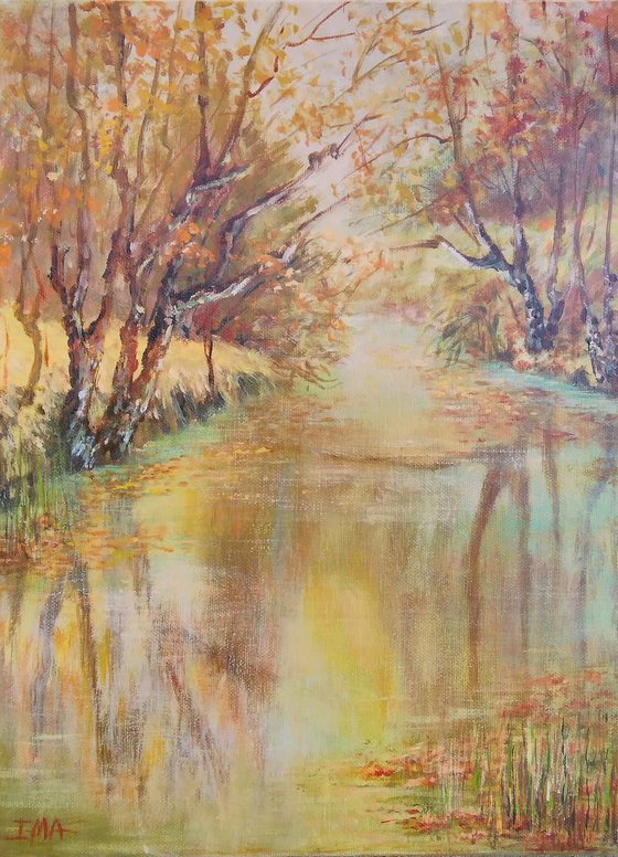 SUNNY CREEK, 30x40cm