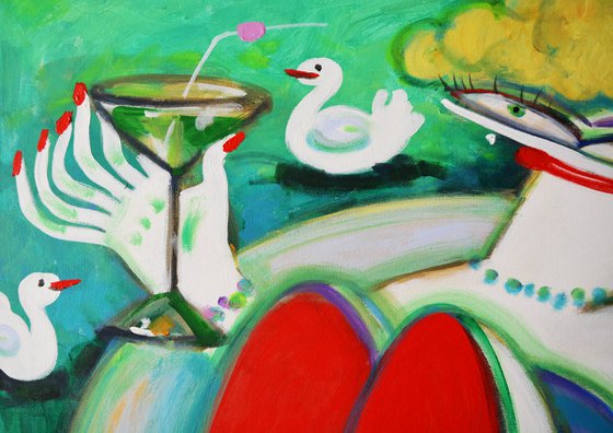 Swans whisper