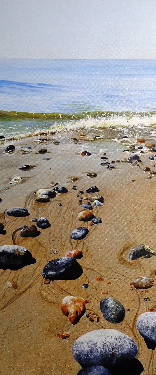 Pebbles by the Sea by Paula Oakley