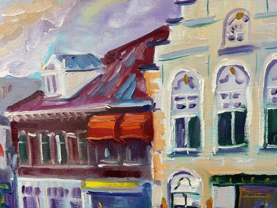 Dutch Town Life: Coevorden Street Cafe