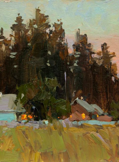 Summer evening by Aleksandr  Kryushyn