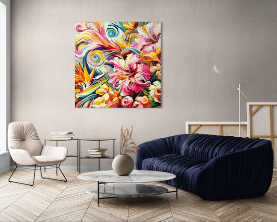 Sweet Havana  Abstract Floral