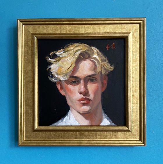 Blond Young Edwardian Man