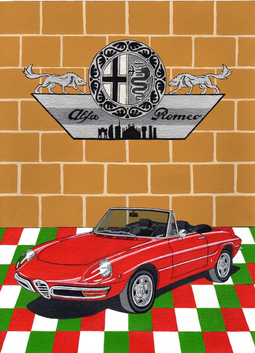 Alfa Romeo Duetto by Paul Cockram