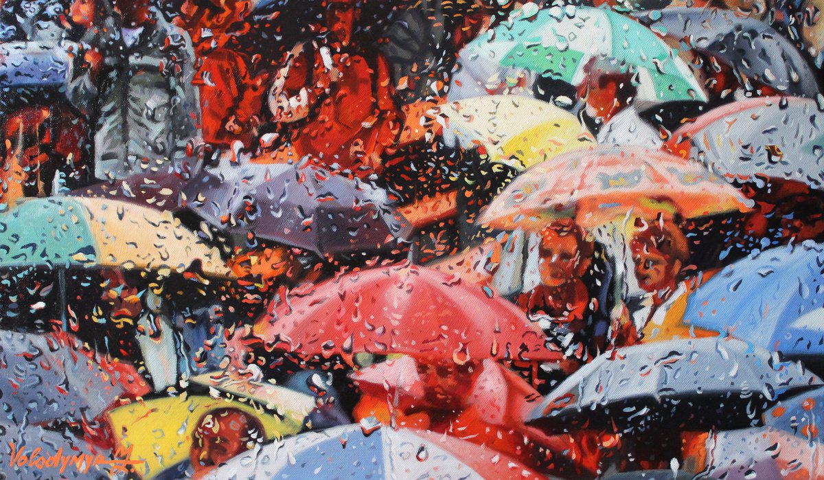 Umbrellas by Volodymyr Melnychuk