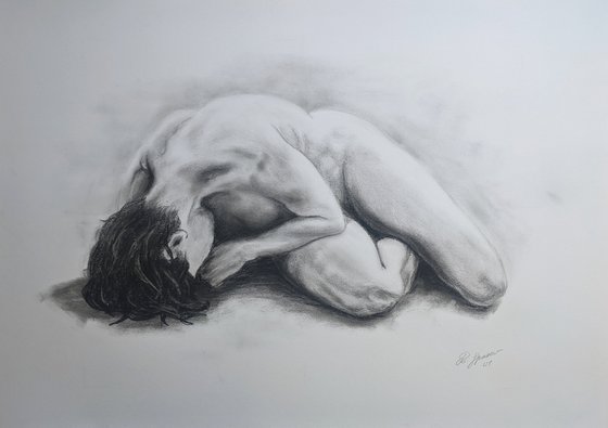 Charcoal Nude study.
