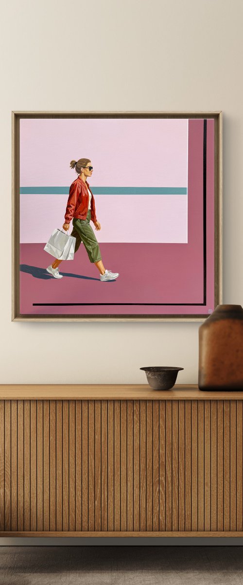 Woman In Sunglasses - Original Painting by Daria Baklykova