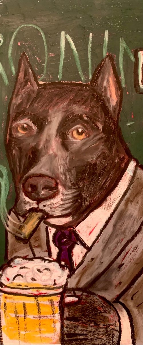 Drinking dog #168 by Pavel Kuragin