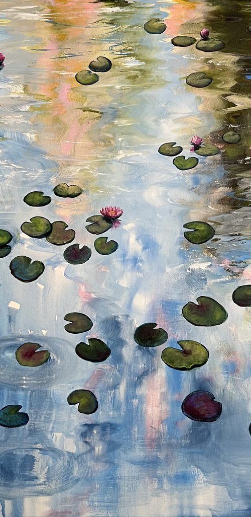 Happy At The Pond 10 by Sandra Gebhardt-Hoepfner