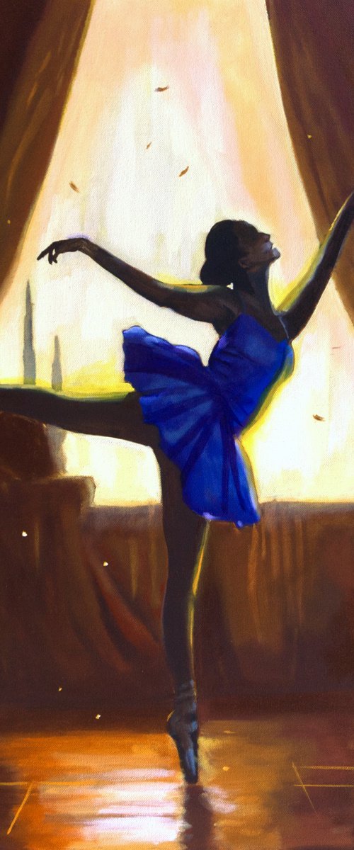Ballerina dance practice by Gordon Bruce
