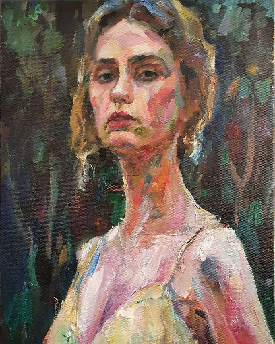 Portrait of a stranger by Liubou Sas