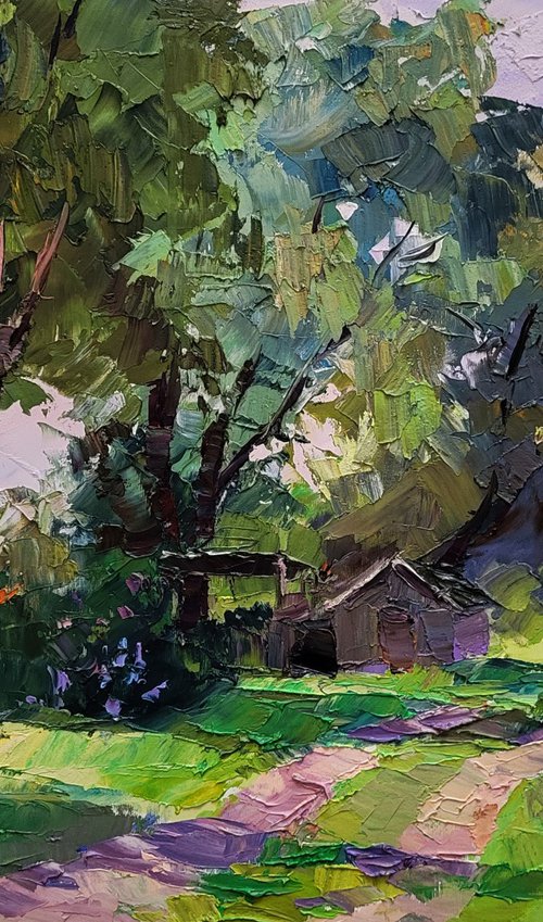 Green Leaves of Spring by Boris Serdyuk