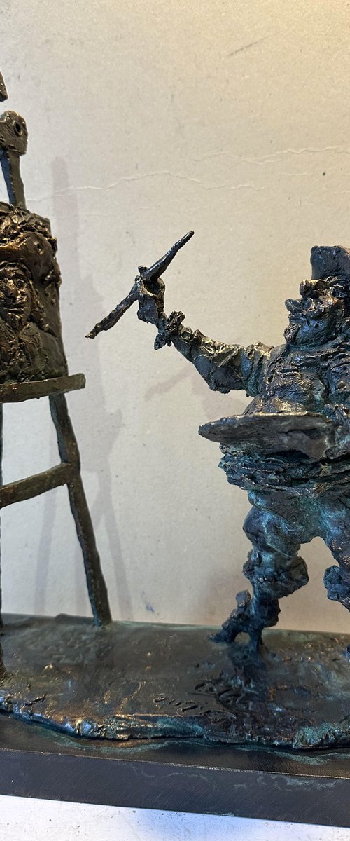 Rembrandt paints self-portrait 2026 by Toth Erno