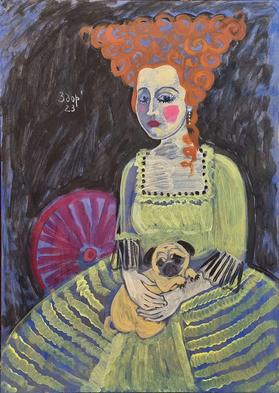 The lady with the dog