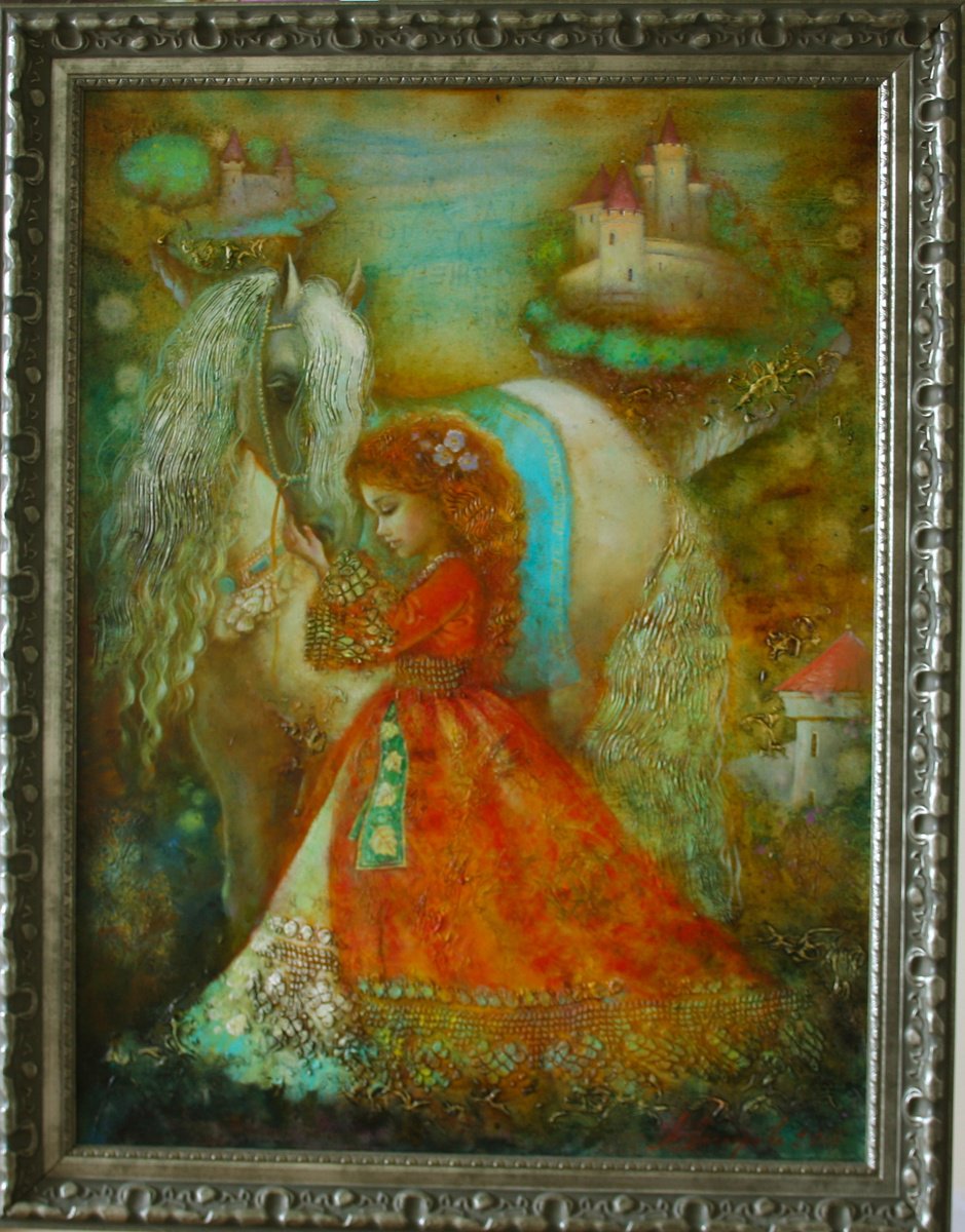 Impressionistic Portrait Oil Painting By Alexandr Dobrodiy, 28 X 35, ?????? (2018) ??????? - ???? ????????, Original Artwork