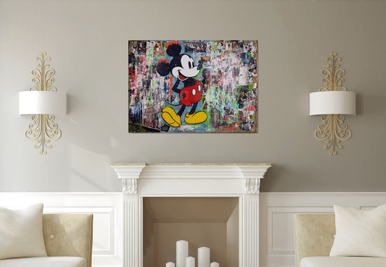 Micky Mouse in art