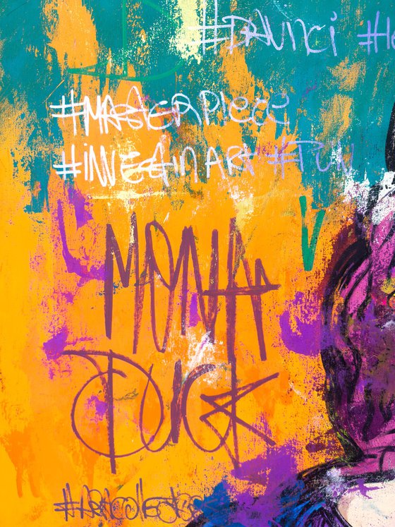 Mona Duck portrait by scrooge da vinci