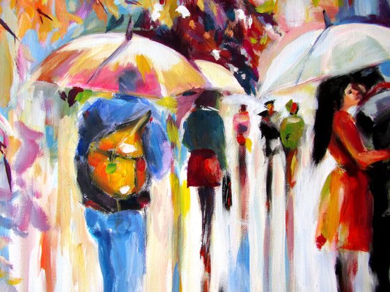 Colorful autumn in the city