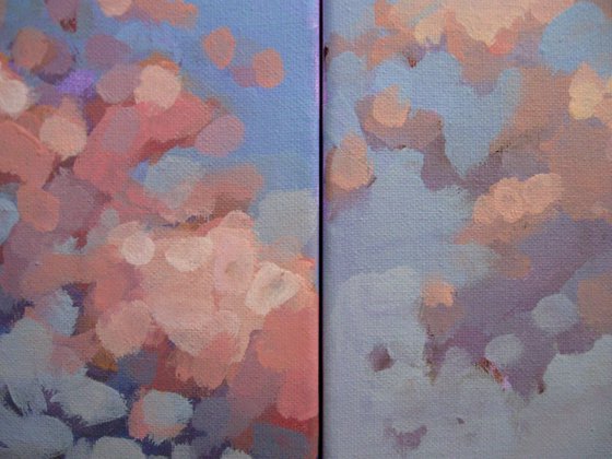 CLOUDS (STUDY 6, DIPTYCH)