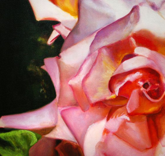 Realistic Still Life - Pink Roses