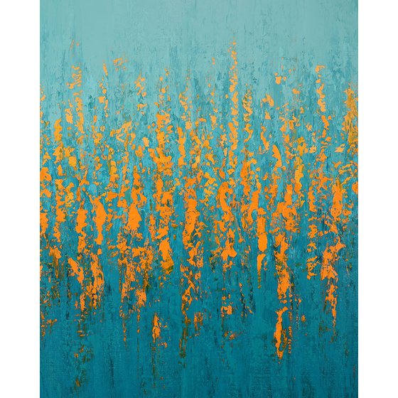 Turquoise Orange Pop