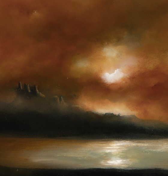 Storm Sunset, Tantallon Castle, Scotland