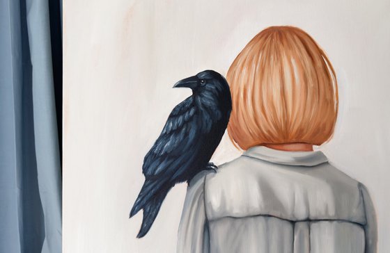 Woman with the Raven