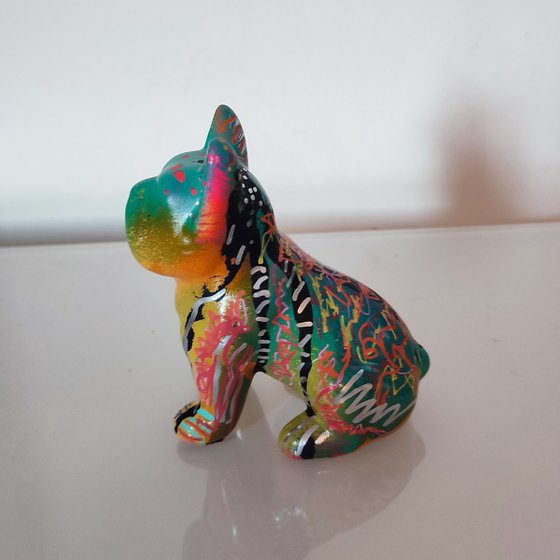 Green bull (mini bulldog)