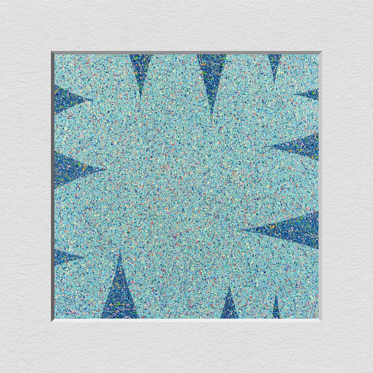 Impressionistic Screenprint , Free Form. By Lidiya Dmitrieva, 19 X 19, Artwork For Sale On Artfinder