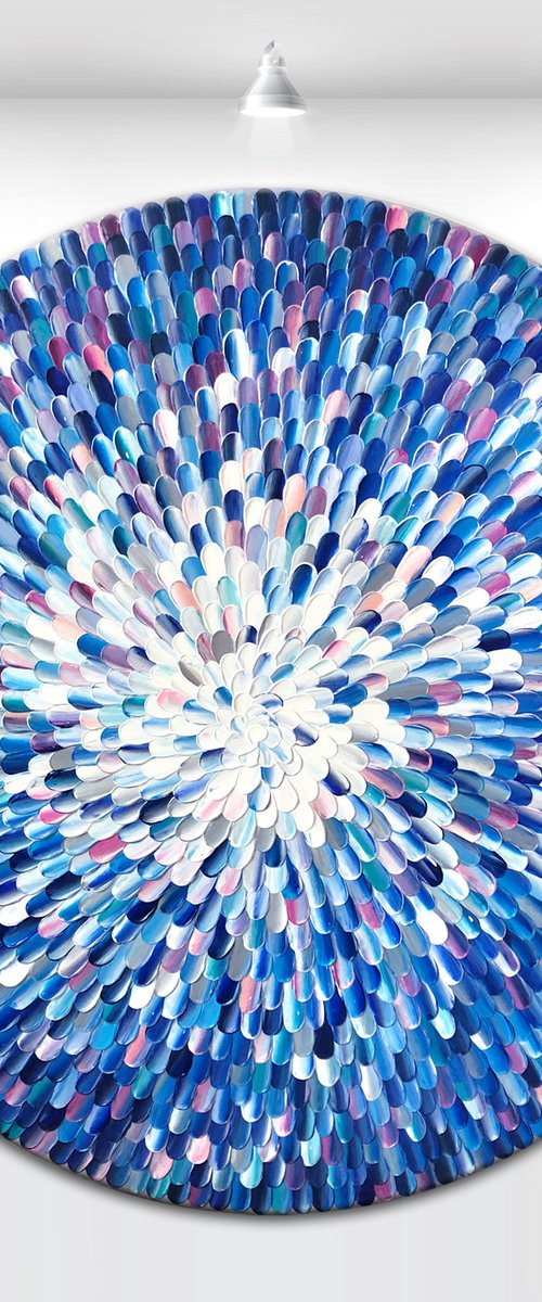 'Orbis lucid' - 40x40” - COMMISSION by Tatiana Georgieva