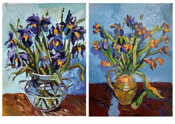 Irises. Flowers.#4
