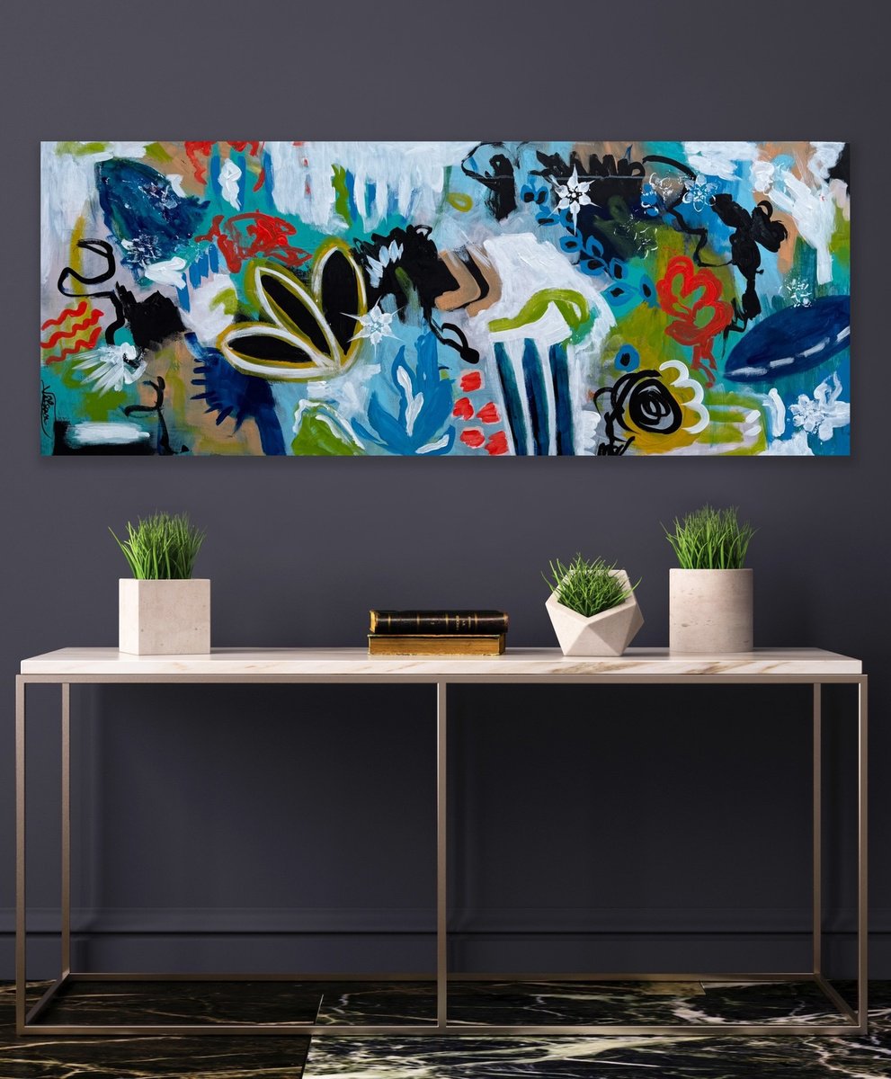 Remembering Balance 16 By Veronica Vilsan, 59 X 24, Artwork For Sale On Artfinder
