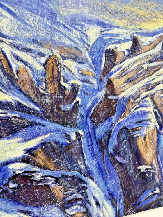 “The frozen gorge”