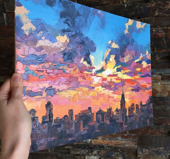 "Sunset in New York"