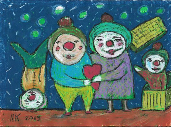 Clown family #1