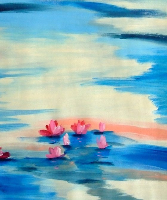 Peaceful Pond Lilies