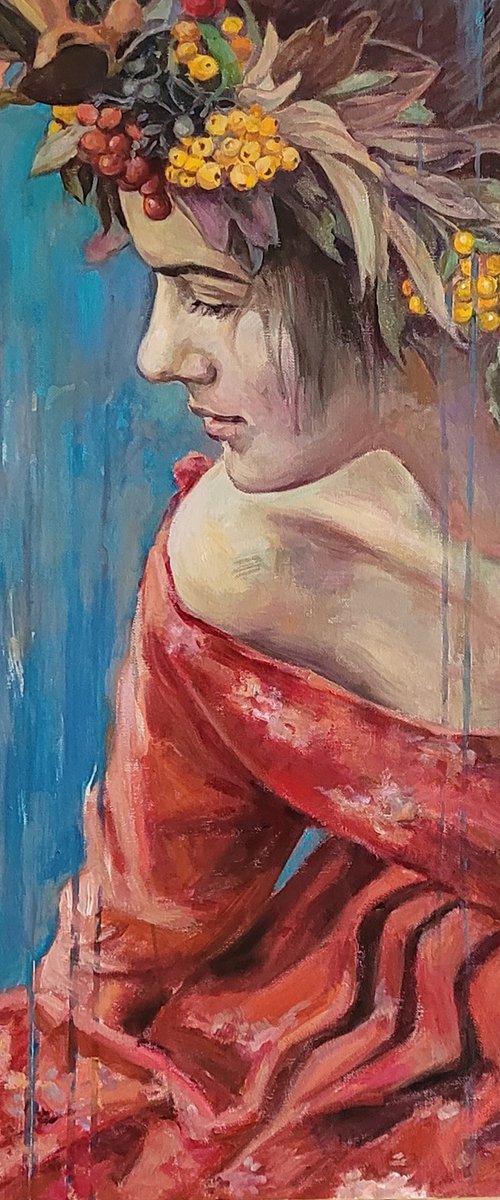 A Faded Memory, Contemporary Figurative by QI Debrah