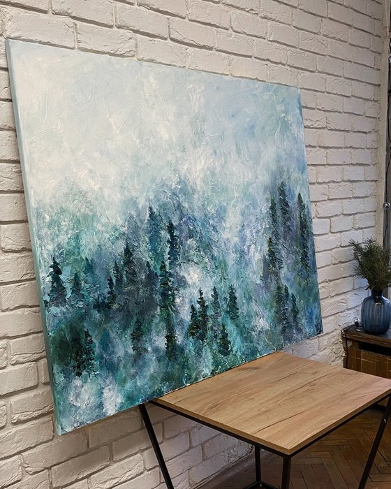 Forest Landscape Oil Painting