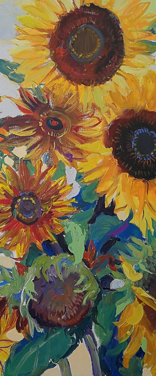 ”The Sunflowers” by Anna Silabrama