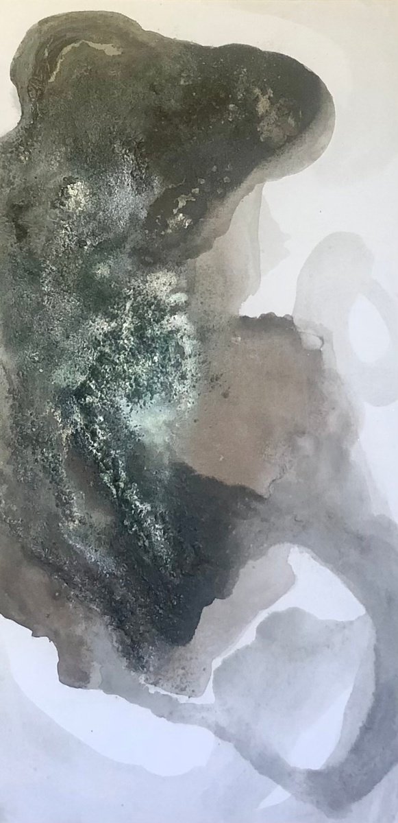 Abstract Painting By Tamara Bettencourt, 18 X 36", Natural Beauty 11, Original Artwork