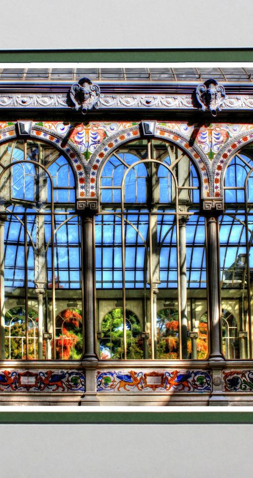 Outside Crystal Palace, Palacio Cristal, Madrid by Robin Clarke