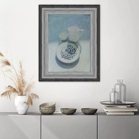 Sunlit Blueberry Dessert