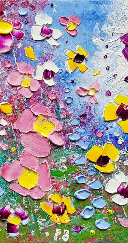 "Wild Meadow Flowers in Love" by Phil Broad