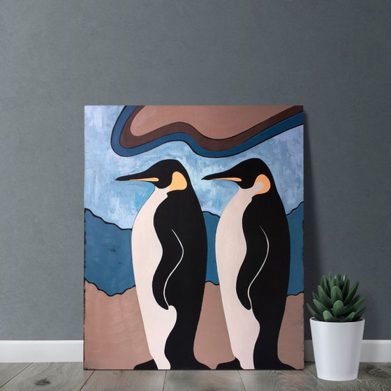 Two penguins