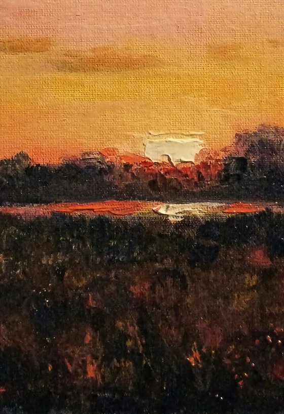 Impression. Sunset