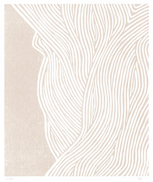 David ⋅ Original linocut print by Mirta Artworks