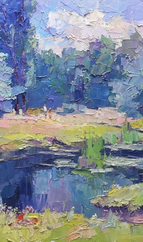 Forest Lake by Boris Serdyuk