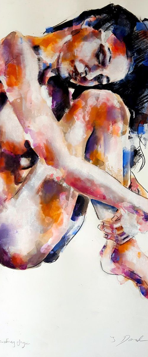10-27-16 crouching figure by Thomas Donaldson